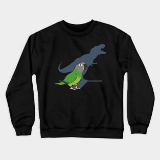 Funny Dusky headed Conure T-rex Crewneck Sweatshirt